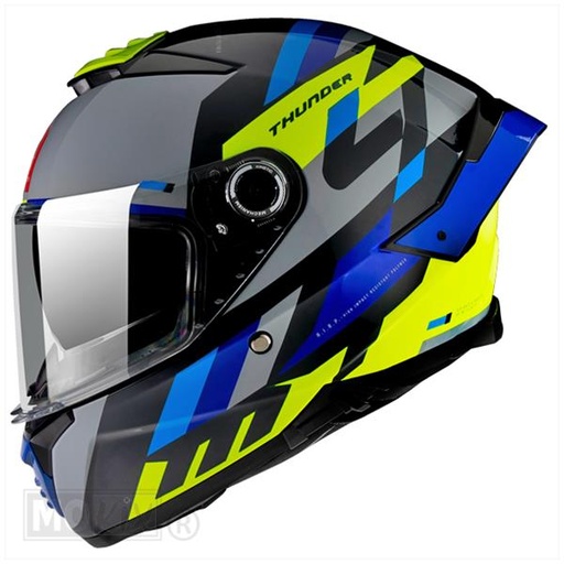 HELM THUNDER 4 SV ERGO ZWART/BLAUW (XXL)